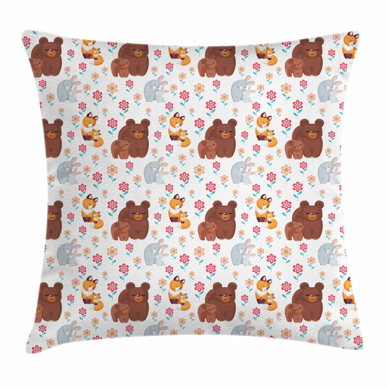 Mothers Day Baby and Mom Pillow Cover