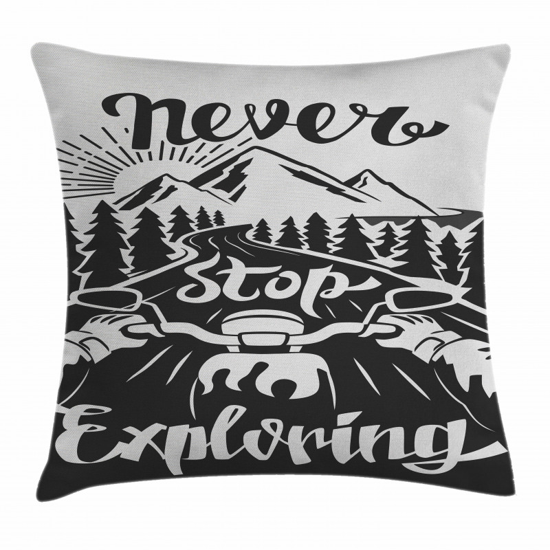 Road to the Mountains Pillow Cover