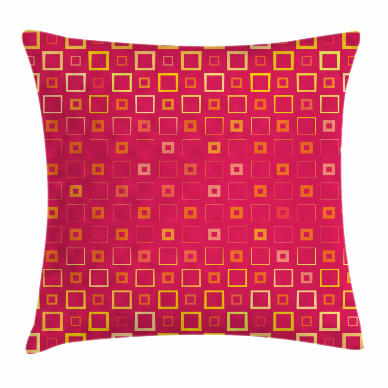 Thin Bold Squares Pillow Cover