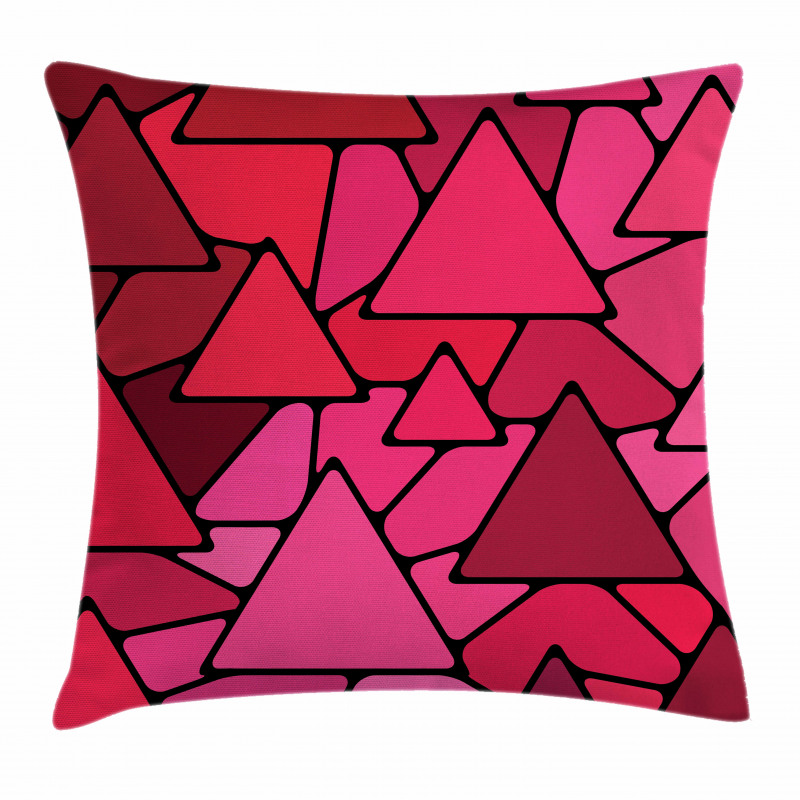 Stained Glass Geometry Pillow Cover