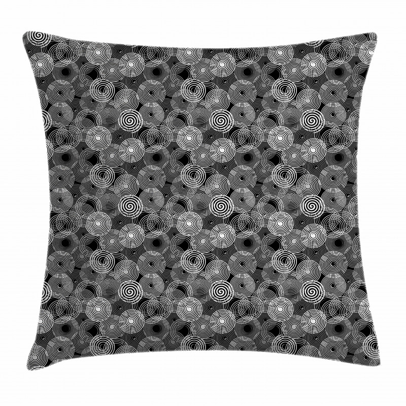 Superimposed Spirals Pillow Cover