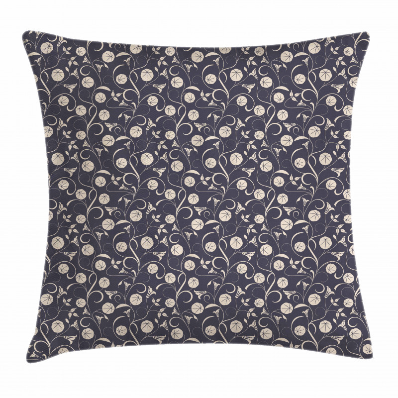 Abstract Foliage Swirls Pillow Cover