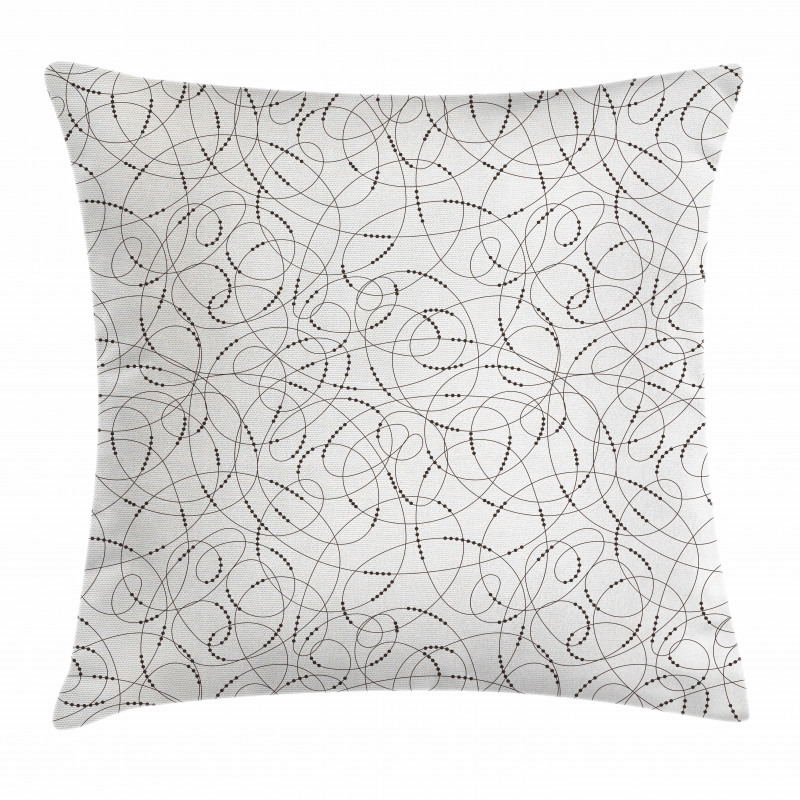 Bead Shapes and Lines Pillow Cover