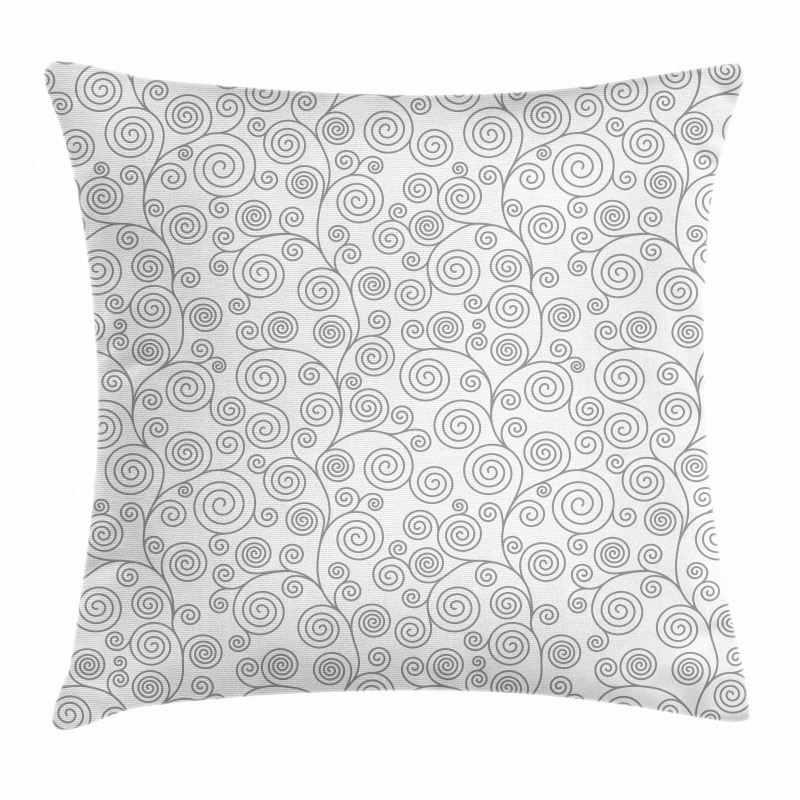 Curles Abstract Nature Pillow Cover