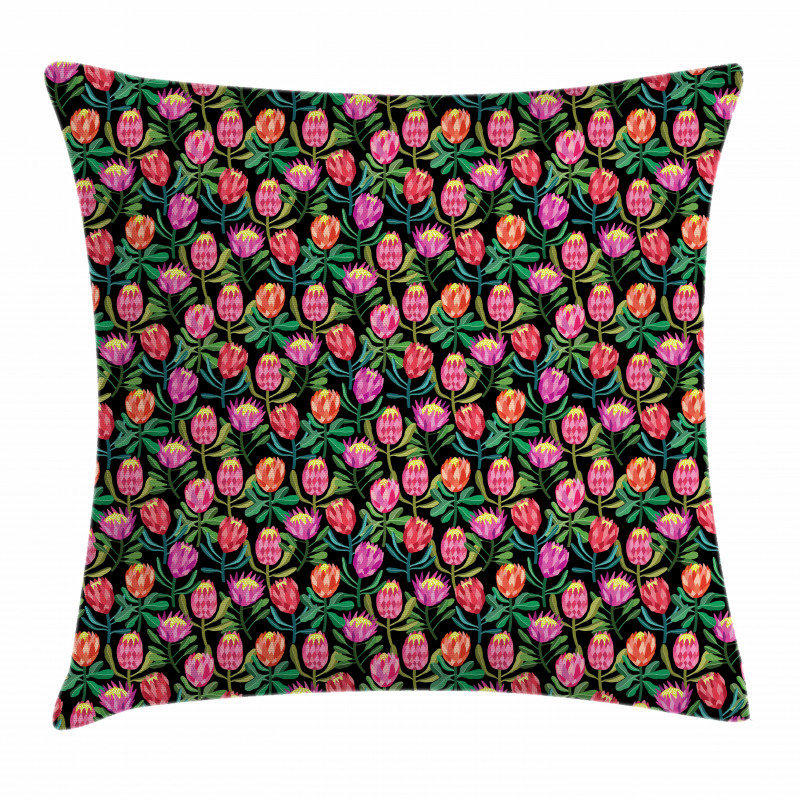 Colorful Flower Garden Pillow Cover