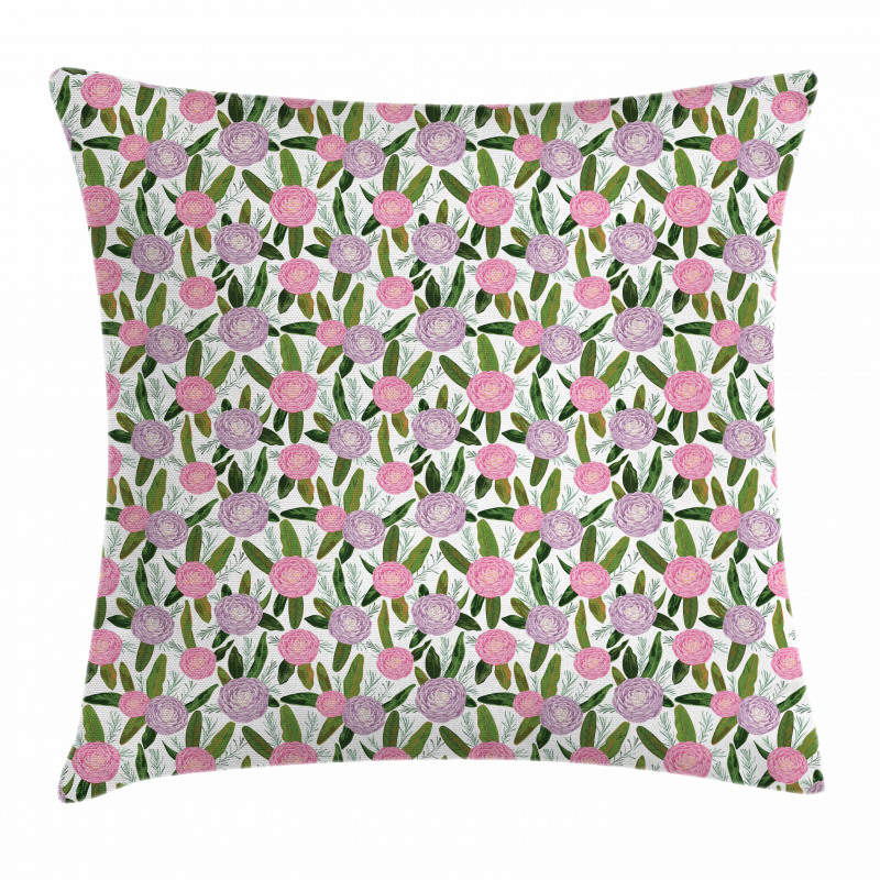 Lilac Protea Rosemary Pillow Cover