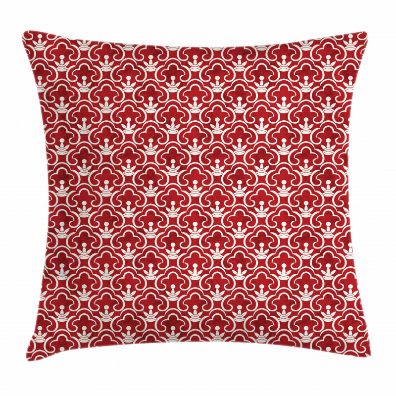 Eastern Damask Forms Pillow Cover