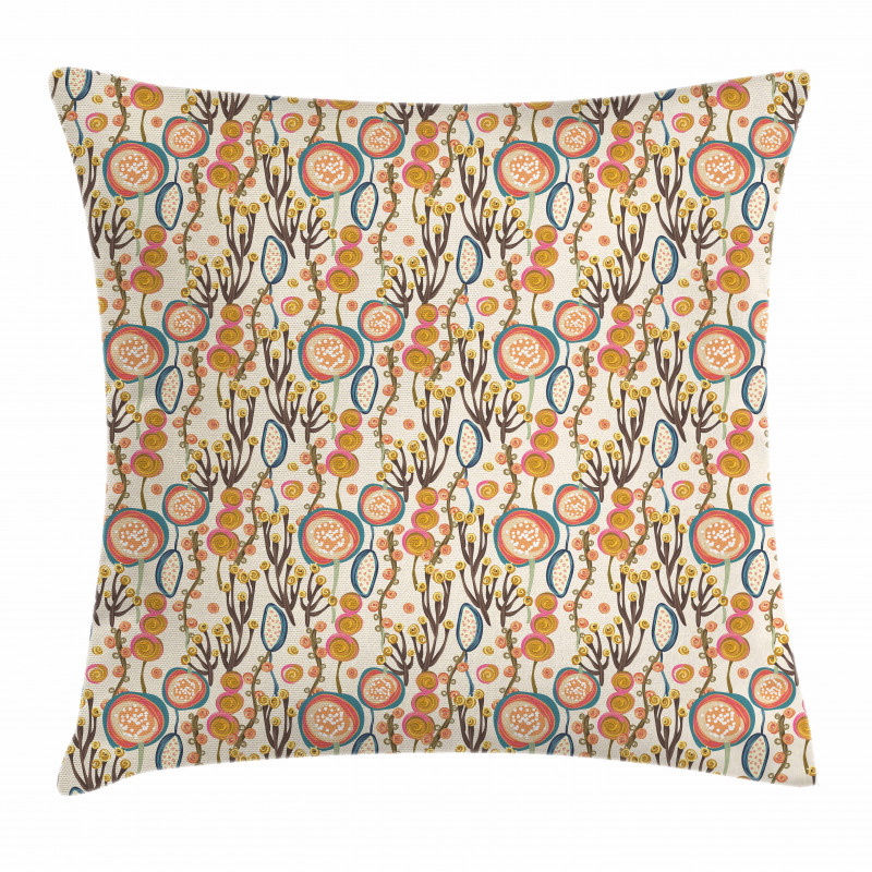 Colorful Abstract Design Pillow Cover