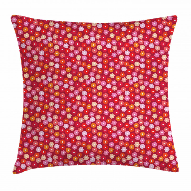 Flourishing Daisy Petals Pillow Cover