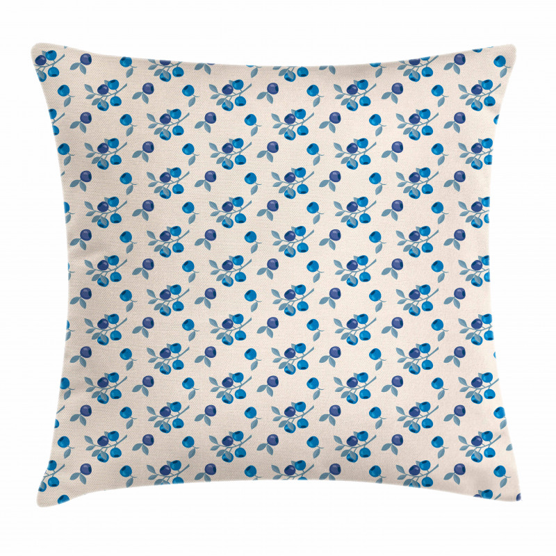 Mountain Blueberry Fruit Pillow Cover