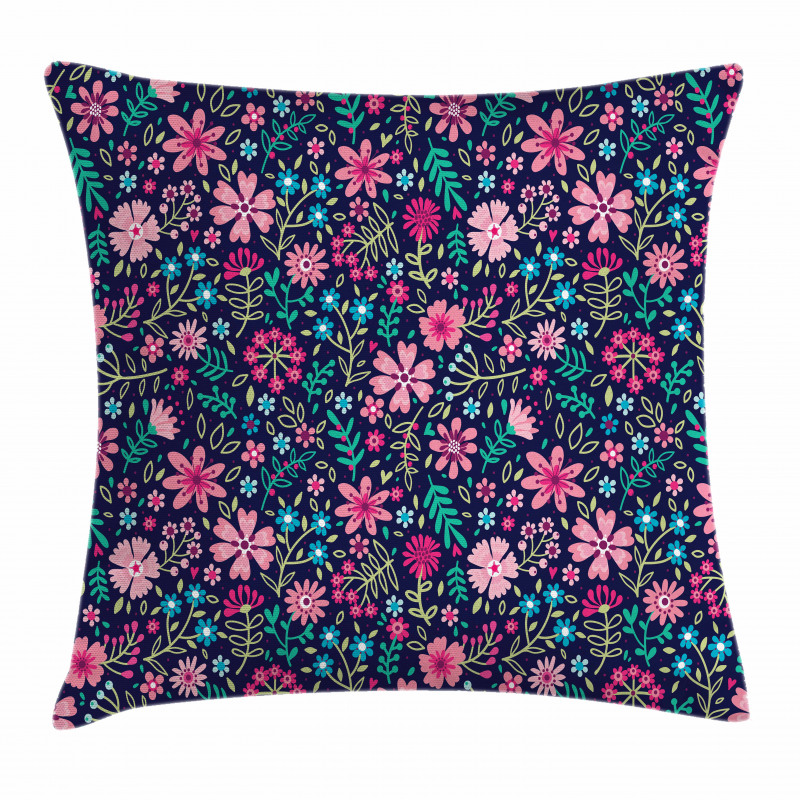 Vibrant Lily Bouquets Pillow Cover