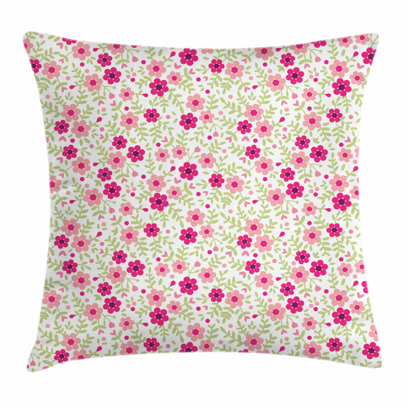 Summer Daisies Pastel Tone Pillow Cover