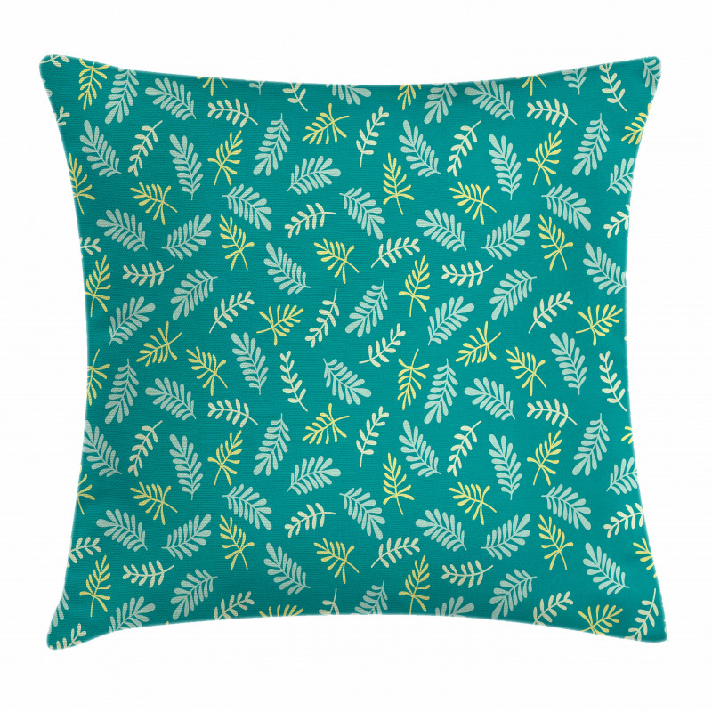 Spring Foliage Green Nature Pillow Cover