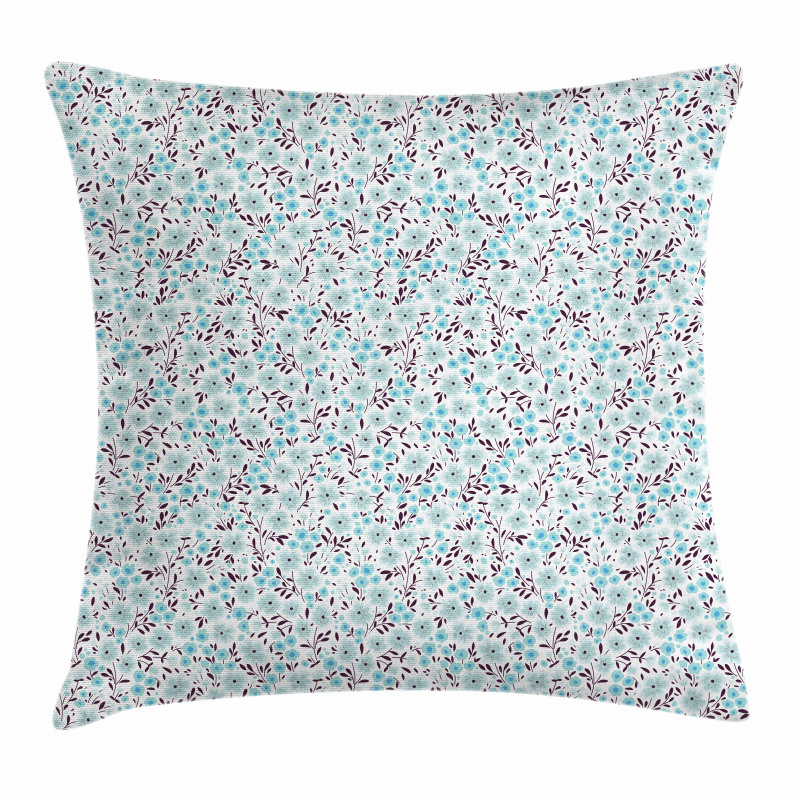 Soft Ornamental Field Design Pillow Cover