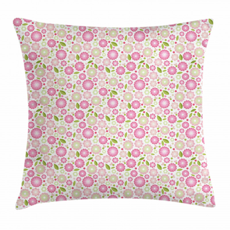 Feminine Romantic Petals Pillow Cover
