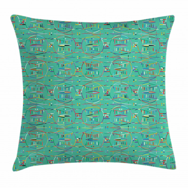 Colorful Native Pattern Pillow Cover
