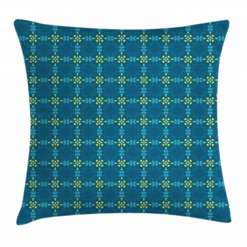 Abstract Floral Petals Pillow Cover
