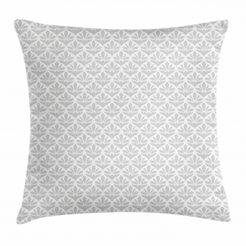 Flowers as Diamond Shapes Pillow Cover