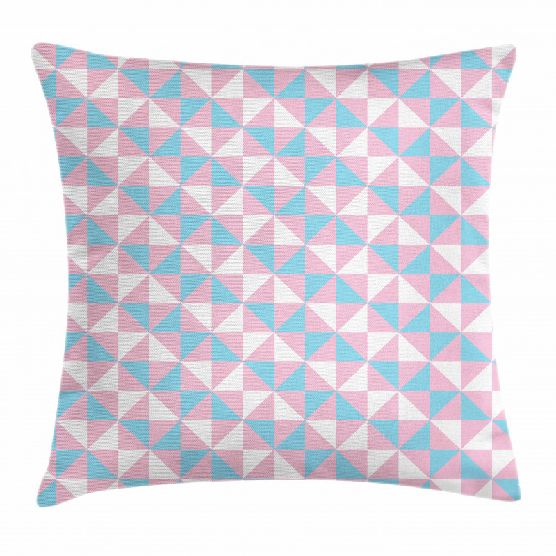 Diagonal Square Shapes Pillow Cover