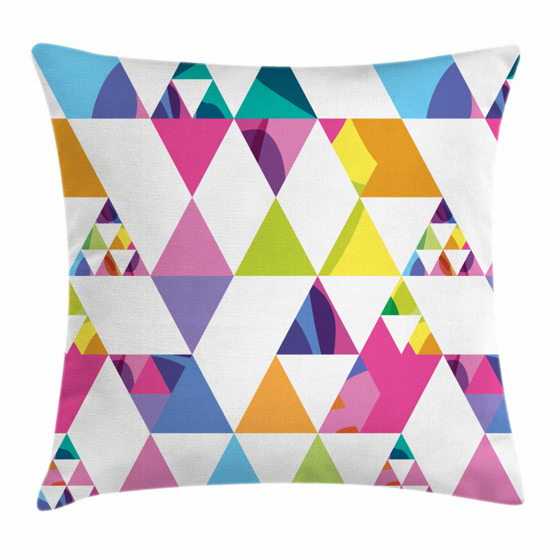 Rhombus and Triangles Pillow Cover