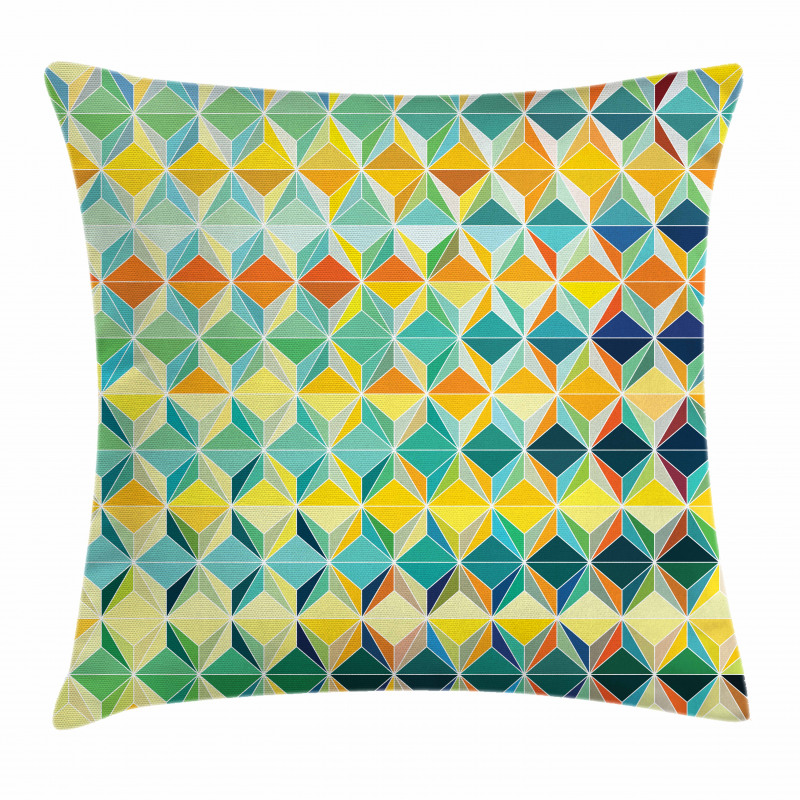 Futuristic Vibrant Design Pillow Cover