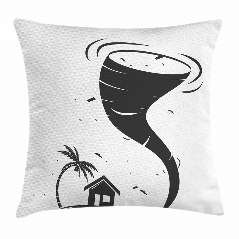 Hurricane and Little House Pillow Cover