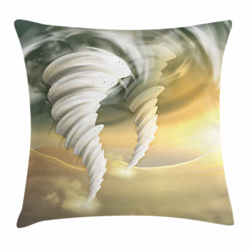 Abstract Hurricane Swirls Pillow Cover