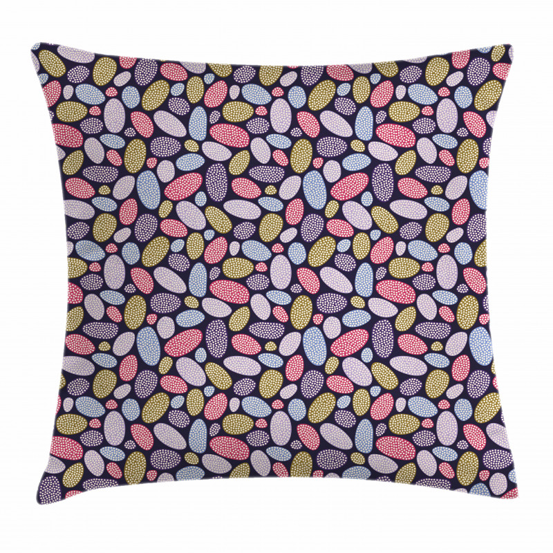 Geometric Formless Circles Pillow Cover
