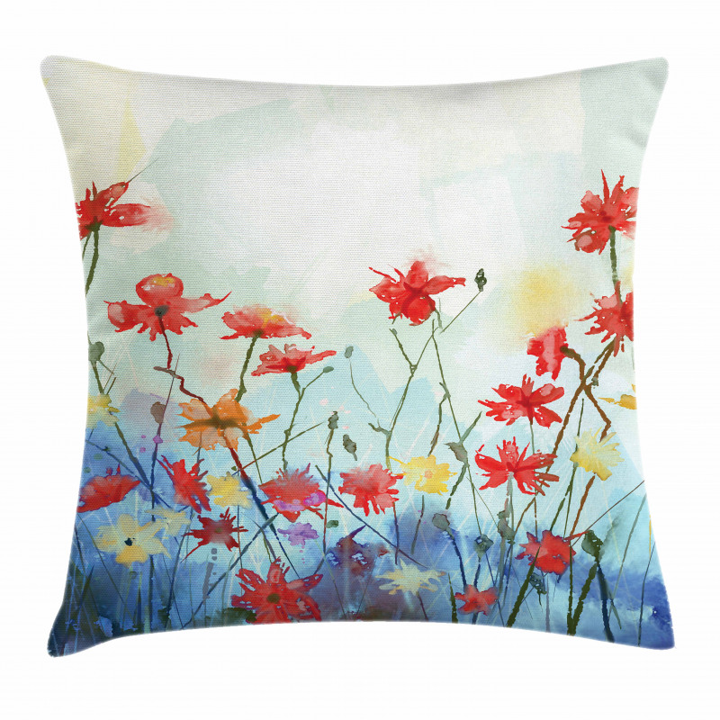 Composition of Plants Pillow Cover