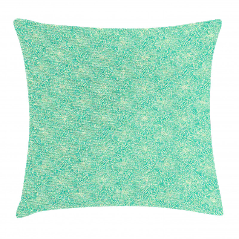 Overlapping Mandala Rounds Pillow Cover
