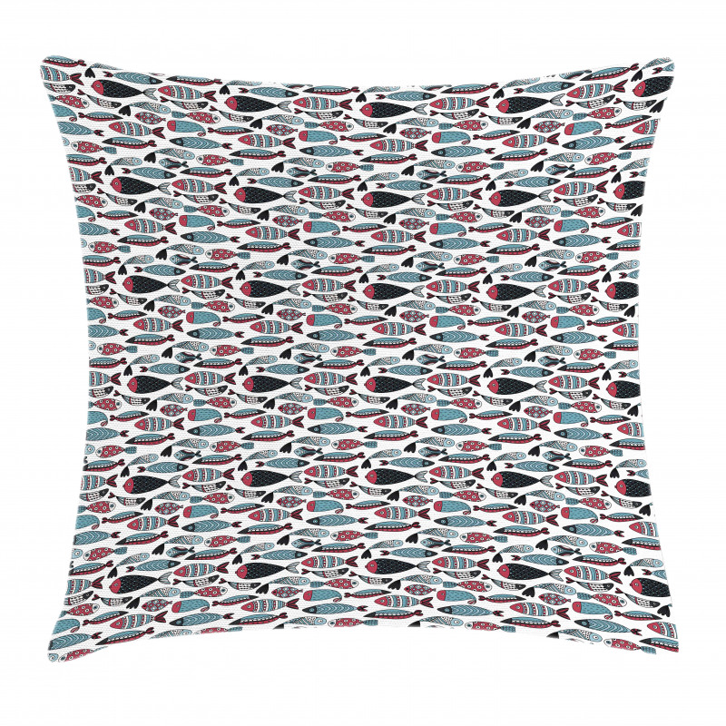 Ocean Sea Creatures Pillow Cover