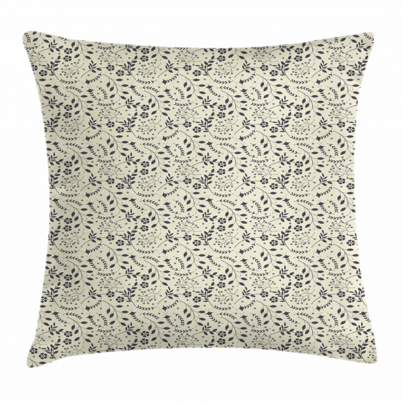 Blooming Spring Nature Theme Pillow Cover