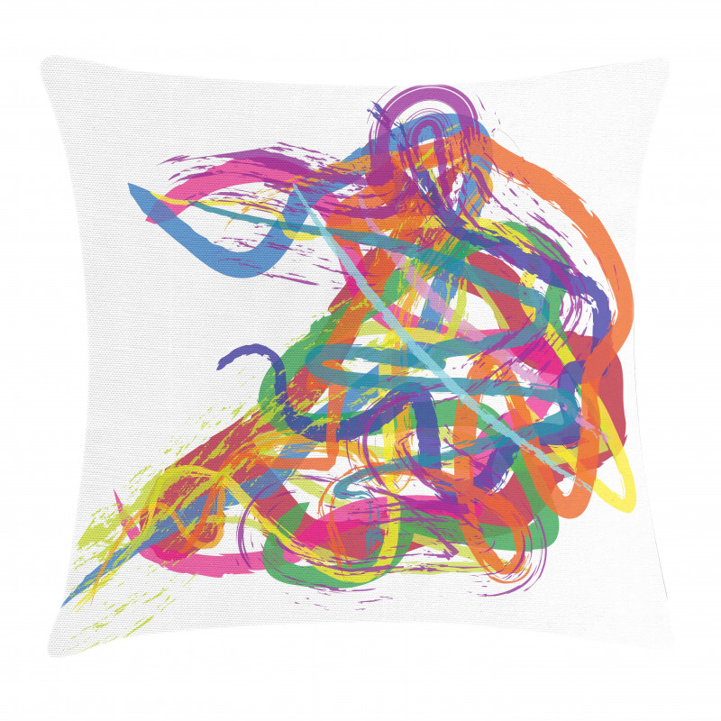 Abstract Art Dancer Pillow Cover