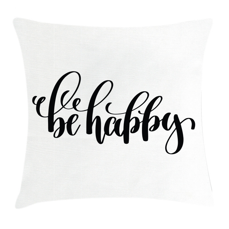 Words in Art Form Pillow Cover