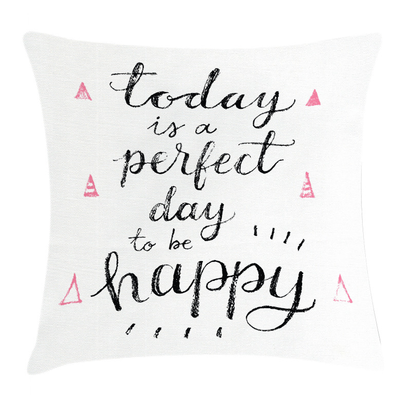 Grunge Inspirational Words Pillow Cover