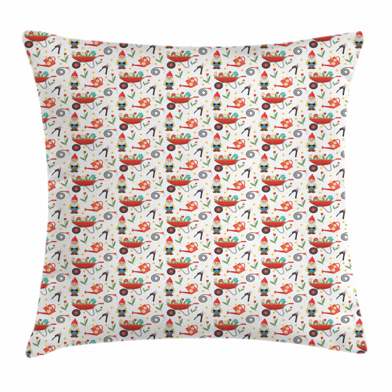 Cartoon Style Colorful Design Pillow Cover
