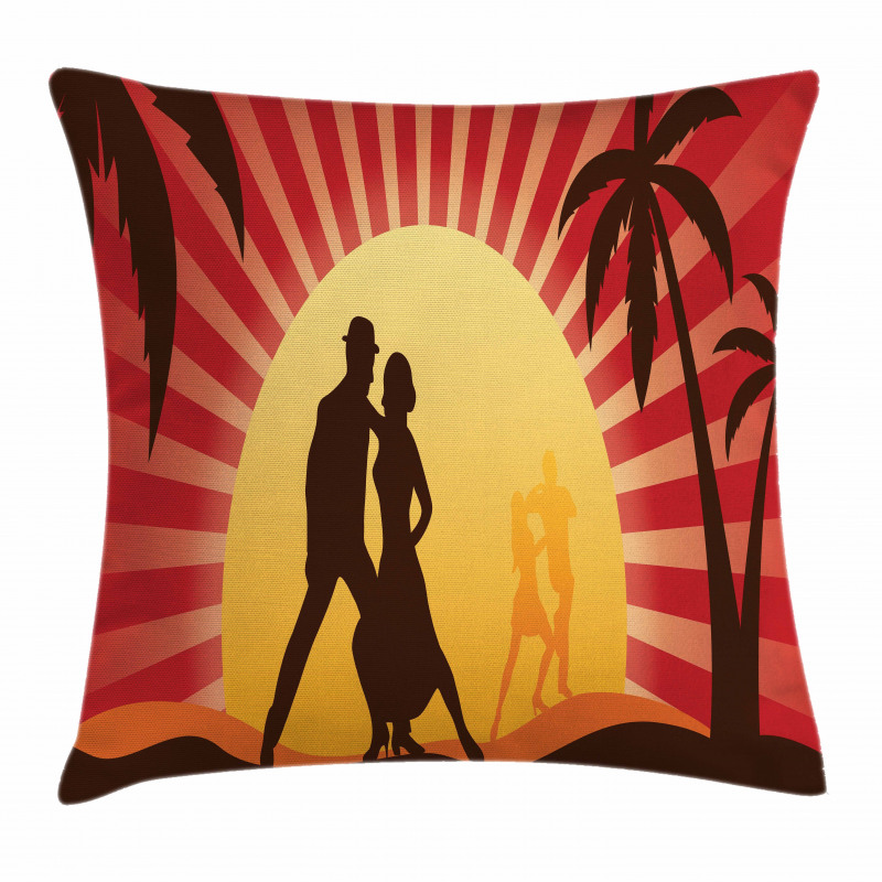 Dancing Tango Couple Pillow Cover