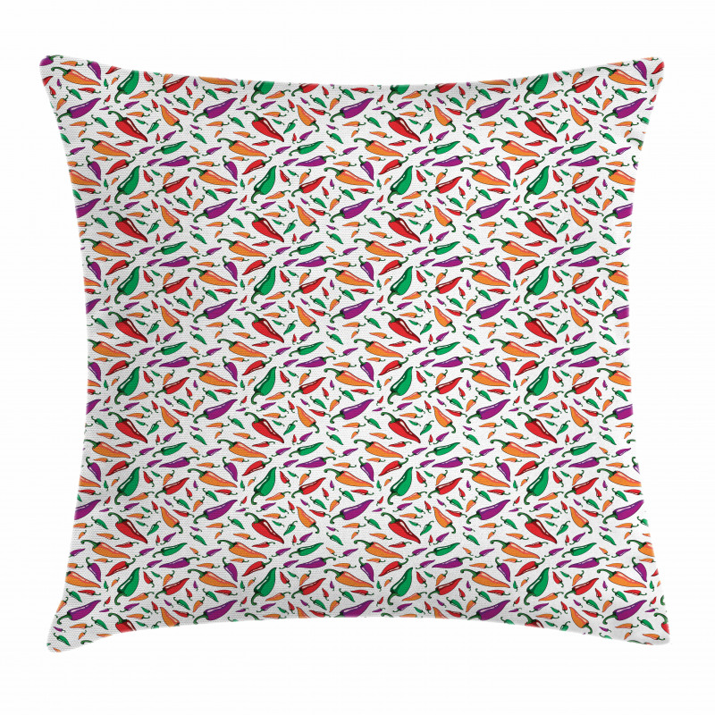 Hot Chili Mexican Cusine Pillow Cover