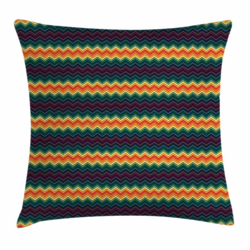 Colorful Zigzag Classic Pillow Cover