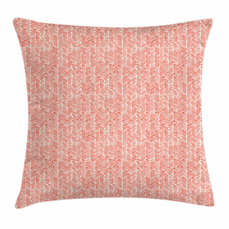 Color Smear Lines Grunge Pillow Cover