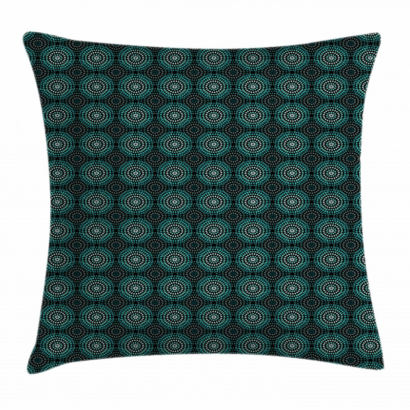 Retro Floral Motifs Pillow Cover