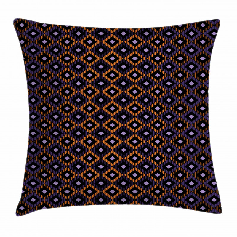 Diamonds Hatch Lines Pillow Cover