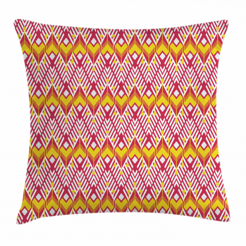 Tribal Native Geometric Motifs Pillow Cover