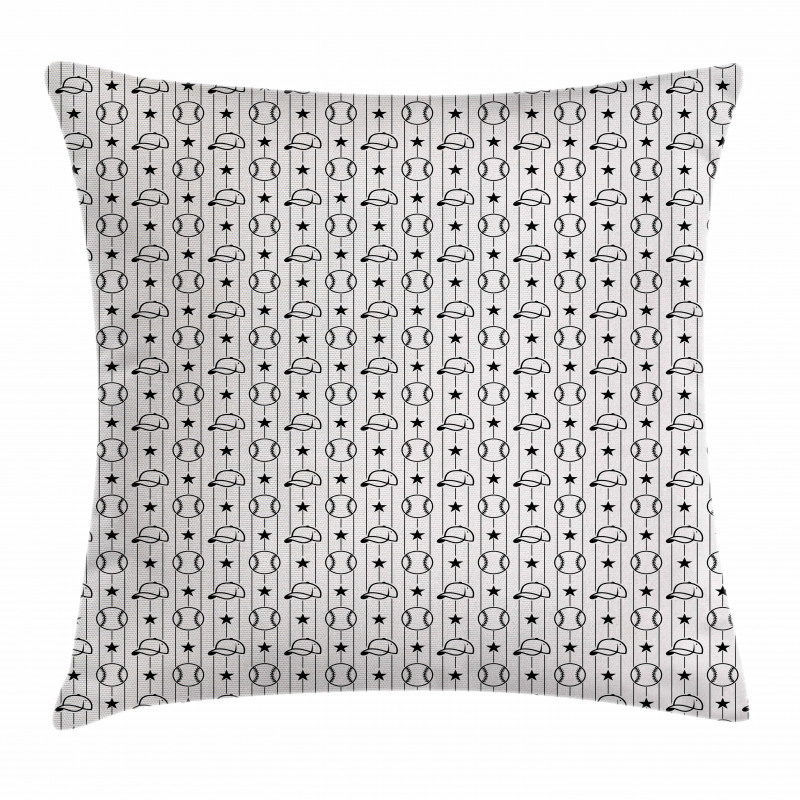 Stars Caps Vertical Lines Pillow Cover