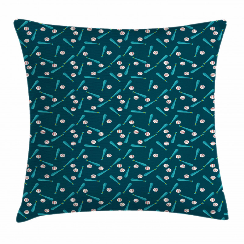 Bats and Balls Activity Pillow Cover