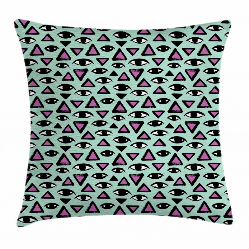 Brush Strokes Occult Style Pillow Cover