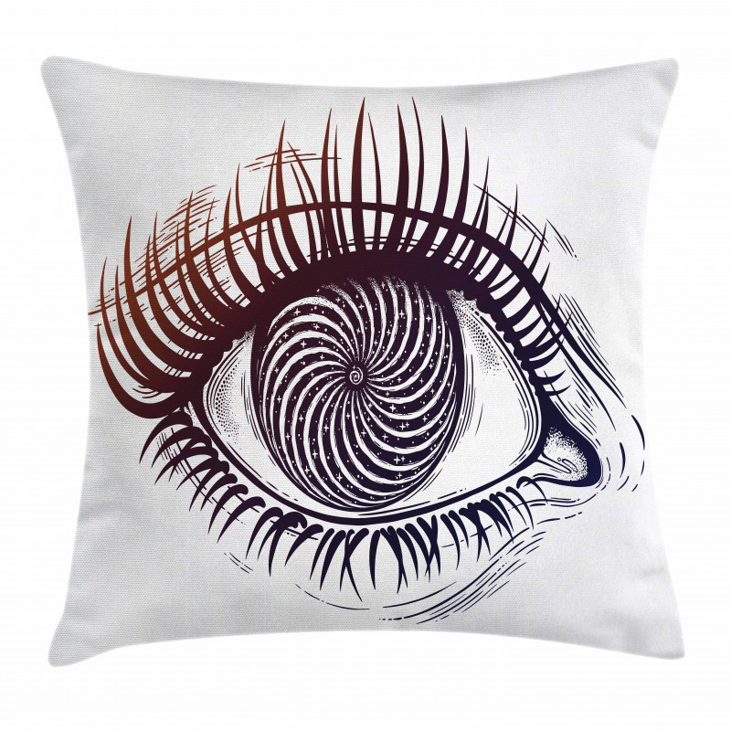 Outer Space Vortex Pupil Pillow Cover