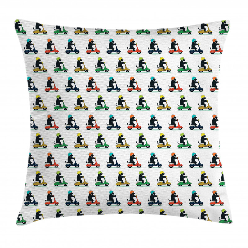 Funky Scottish Terriers Pillow Cover