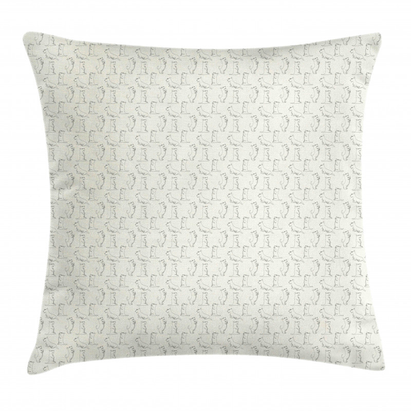 Animal Tiling Pattern Pillow Cover