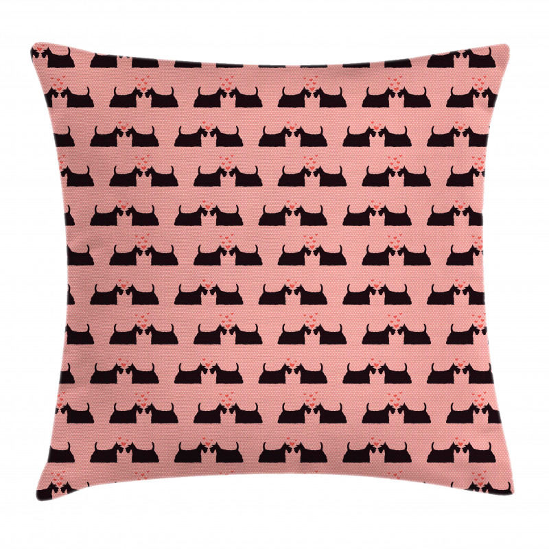Pinky Animal Romance Pillow Cover